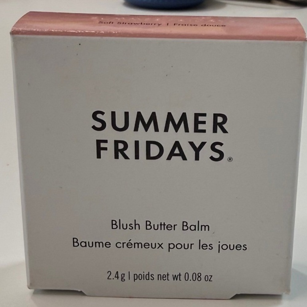 Summer Fridays Blush Balm Soft Strawberry Cream Blush New in Box